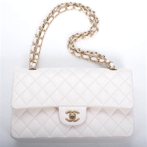 channel purse white|small chanel purse.